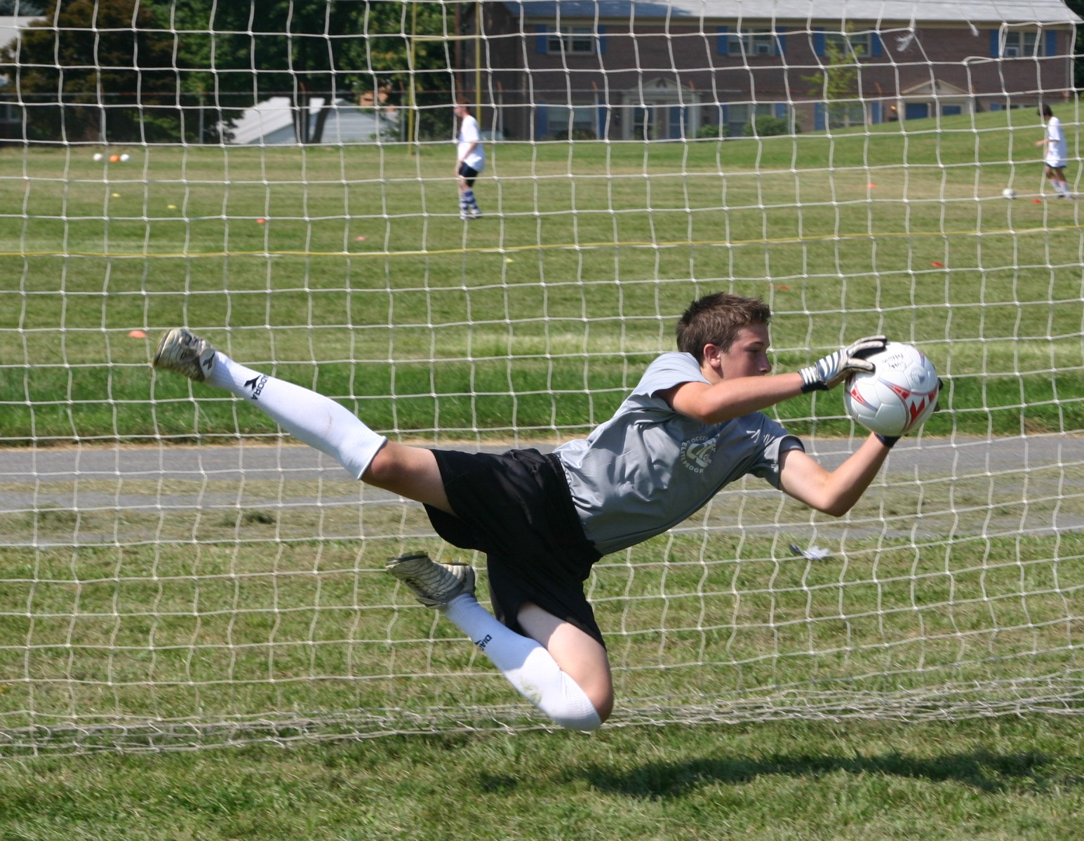 kid goalie soccer